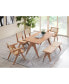 Фото #3 товара Velentina Dining Table, Natural Finish