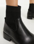 Фото #2 товара ALDO Kilcooly knitted ankle boots in black leather