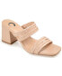 ფოტო #1 პროდუქტის Women's Natia Woven Block Heel Sandals