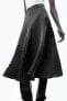 ZW COLLECTION EMBROIDERED SATIN SKIRT