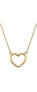 ფოტო #1 პროდუქტის Open Heart 17" Pendant Necklace in 10k Gold