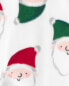 Фото #23 товара Toddler 1-Piece Santa Fleece Footie Pajamas 5T