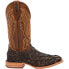 Фото #2 товара Durango Premium Exotics Pirarucu Square Toe Cowboy Mens Brown Casual Boots DDB0