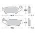 Фото #1 товара MOTO-MASTER Aprilia 093412 Sintered Brake Pads