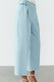 Фото #5 товара Женские брюки ZARA Culottes с боковыми пряжками