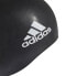 Фото #3 товара Шапка Adidas силиконовая 3 полоски черная FJ4969