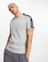 Фото #2 товара Hugo Bodywear sporty logo t-shirt in grey