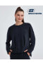 W Soft Touch Crew Neck S232186 Sweatshirt Kadın Sweatshirt Siyah