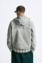 Фото #3 товара Джинсовая куртка с капюшоном ZARA