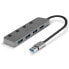 Фото #6 товара Lindy 43309 хаб-разветвитель USB 3.2 Gen 1 (3.1 Gen 1) Type-A 5 Мбит/с Серый