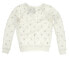 Фото #2 товара J.Crew Stylish beaded white Womens Cotton Pullover Sweater Size XXS