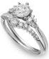 2-Pc. Set Cubic Zirconia Ring & Matching Band in Sterling Silver, Created for Macy's