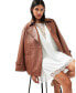 Women's BFF Belted Leather Jacket