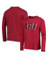 ფოტო #2 პროდუქტის Men's Cardinal Arizona Cardinals Combine Authentic Static Abbreviation Long Sleeve T-shirt