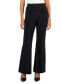 Фото #1 товара Women's Mid-Rise Ponte Seamed-Front Pants