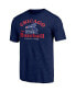 Фото #2 товара Men's Heathered Navy Chicago White Sox Cooperstown Collection True Classics Tri-Blend T-shirt