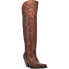 Фото #2 товара Dan Post Boots Seductress Snip Toe Cowboy Womens Brown Dress Boots DP3285