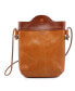 ფოტო #4 პროდუქტის Women's Genuine Leather Out West Crossbody Bag