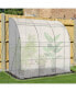 Фото #2 товара Outdoor Garden Greenhouse Plant Vegetable Nursery w/ Zippered Doors