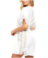 ფოტო #2 პროდუქტის Sherry Lace Trimmed with Double Side Slits Robe Lingerie