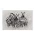 Фото #1 товара Kirill Trubitsyn 'Zebras' Canvas Art - 24" x 16" x 2"