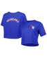 ფოტო #1 პროდუქტის Women's Royal Philadelphia 76ers Classics Boxy T-shirt