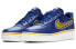 Nike Air Force 1 Low Sport NBA Deep Royal University Gold AJ7748-400 Sneakers