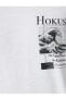 Фото #18 товара Hokusai Tişört Lisanslı Arkası Baskılı Kısa Kollu Bisiklet Yaka Pamuklu