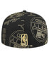 Фото #4 товара Головной убор New Era мужской черный Boston Celtics 59FIFTY Day Allover Print Stencil