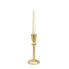 Candleholder Romimex Golden Resin 8 x 19 x 8 cm