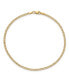 ფოტო #1 პროდუქტის Curb Link Chain Anklet in 14k Yellow Gold