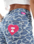 Фото #5 товара Aapee by A Bathing Ape denim shorts in blue