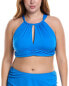 Фото #1 товара Топ для женщин La Blanca Ig High Neck Midline Top, цвет капри-синий