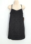 Knot Sisters Womens Black Lace Mini Slip Dress Dress Sleeveless Size Large