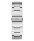 Men's Analog Silver-Tone Stainless Steel Watch 44mm
