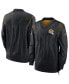 ფოტო #1 პროდუქტის Men's Black New Orleans Saints Sideline Team ID Reversible Pullover Windshirt