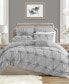 Charming Ruched Rosette Duvet Cover Set - Twin/Twin XL