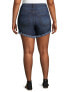 No Boundaries Cutt-Off Festival Shorts Women's Blue Button Front Frayed Hem 22W