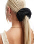 Фото #1 товара DesignB London plisse hair scrunchie in black