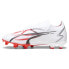 Фото #3 товара Puma Ultra Match Firm GroundArtificial Ground Soccer Cleats Mens White Sneakers