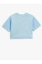 4skg10412ak Kız Çocuk T-shirt Mavi