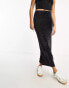 Фото #3 товара Pull&Bear glitter slinky maxi skirt co-ord in black