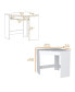 Фото #2 товара Menno Corner Desk with Spacious Drawer and Modern Design