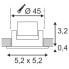 Фото #4 товара Einbaustrahler New Tria Mini