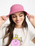 Фото #2 товара ASOS DESIGN washed canvas bucket hat in pink