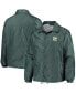 ფოტო #1 პროდუქტის Men's Green Green Bay Packers Coaches Classic Raglan Full-Snap Windbreaker Jacket