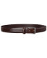 Фото #1 товара Brass Mark Leather Belt Men's