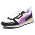 Фото #2 товара Puma R78 Lace Up Womens Black, Purple, White Sneakers Casual Shoes 37447562