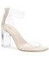 Фото #1 товара Women's Makenna Two-Piece Clear Vinyl Dress Sandals, Created for Macy's