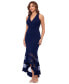 ფოტო #3 პროდუქტის Women's Sleeveless High-Low Midi Dress